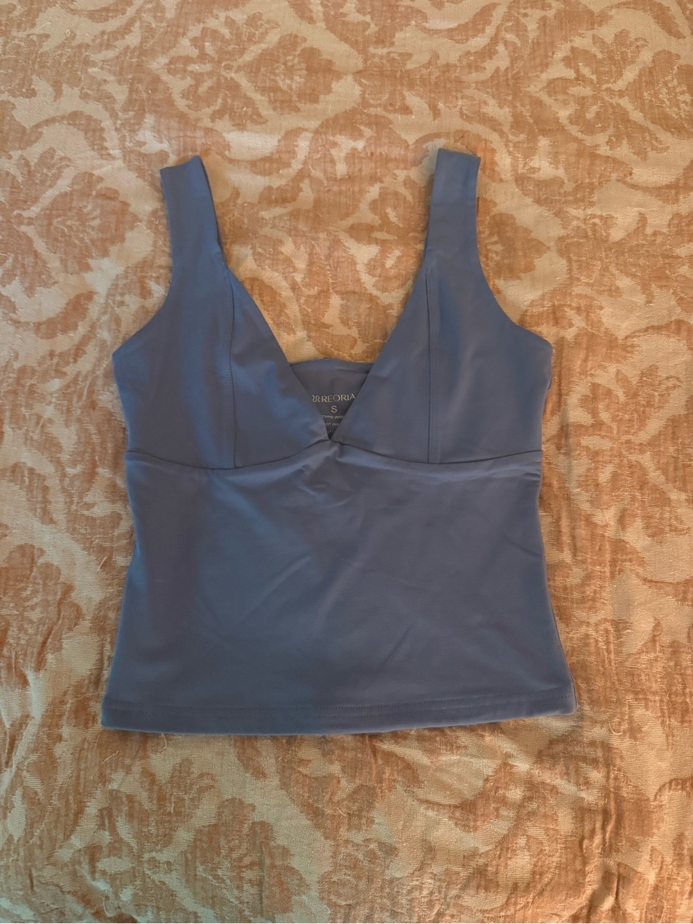 ReoRia Sky Blue V-Neck Tank Top